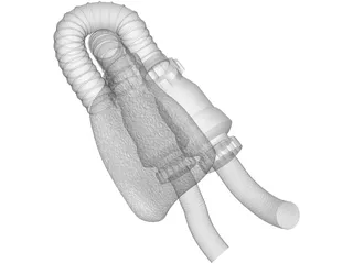 Artificial Heart 3D Model preview