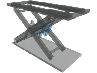 Scissor Lift 3D Model preview