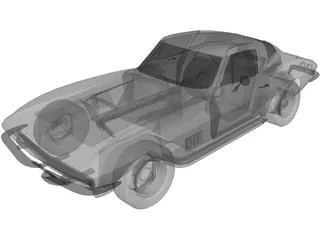 Chevrolet Corvette 3D Model preview