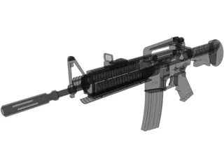 M4A2 Colt 3D Model preview