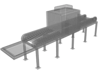 Conveyor 3D Model preview