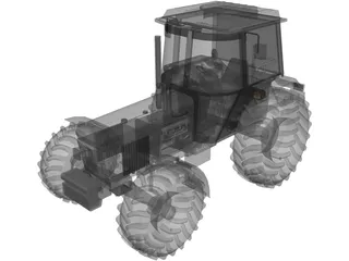 Tractor 3D Model preview
