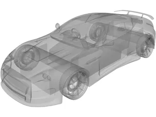 Aston Martin DB9 [Tuned] 3D Model preview