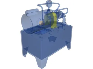 Tank Hydraulic 3D Model preview