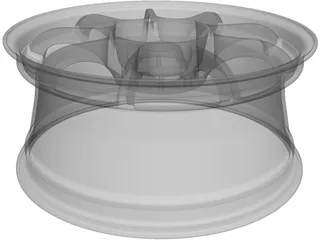 OZ Racing Rim 3D Model preview