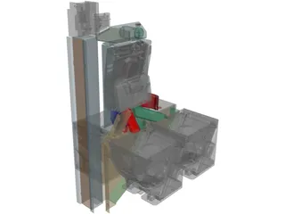 Coin Acceptor 3D Model preview