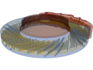 Brembo Brake 3D Model preview
