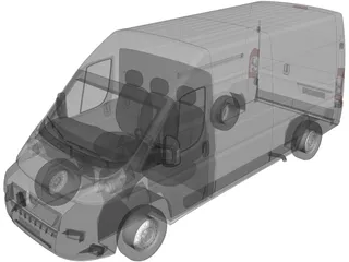 Peugeot Boxer 3D Model preview