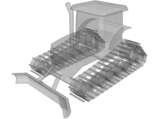 Gilbert Snowgroomer 3D Model preview
