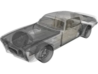 Pontiac Firebird Trans Am SD-455 (1973) 3D Model preview
