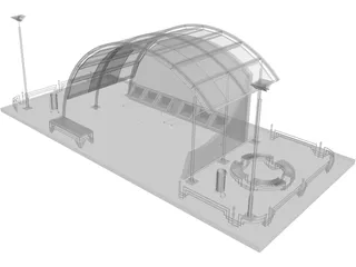 Building Compound 3D Model preview
