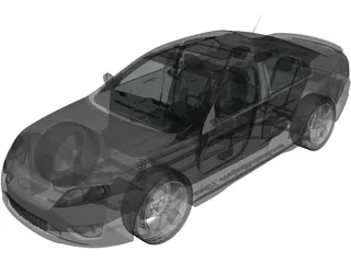 Ford Fusion Sport (2010) 3D Model preview