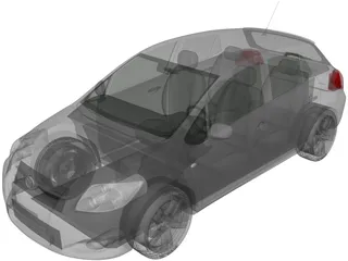 Toyota Auris 3D Model preview