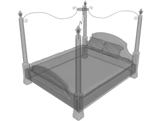 Bed 3D Model preview