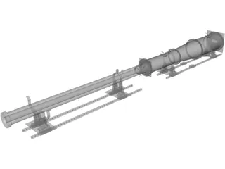 Ram Gun 3D Model preview