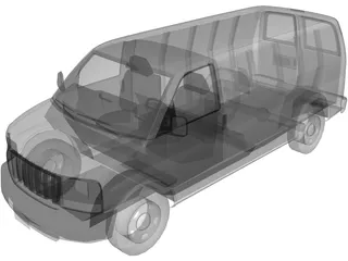 GMC Savana 3D Model preview