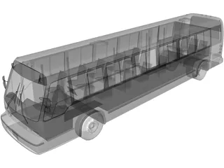 GMC RTS Bus 3D Model preview