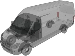 Mercedes-Benz Sprinter 311 CDI (2011) 3D Model preview