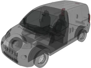 Peugeot Bipper (2010) 3D Model preview