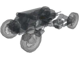 A1-K59 Military Vehicle 3D Model preview