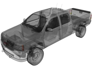 GMC Sierra (2010) 3D Model preview