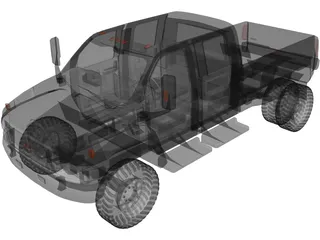 GMC Topkick 3D Model preview