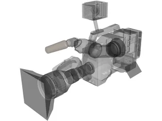 Camera 3D Model preview