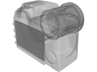 Sony Alpha 300 Camera 3D Model preview