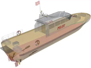 Pilot Ship 3D Model preview