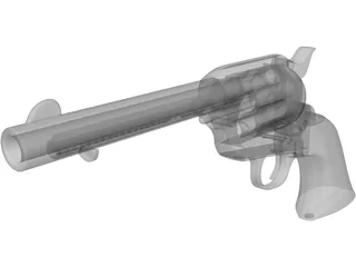 Colt Peacemaker 3D Model preview