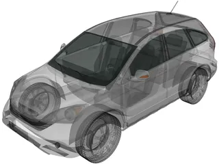 Honda CRV (2011) 3D Model preview
