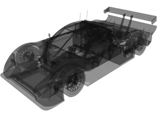Ford Doran Racing JE4 3D Model preview
