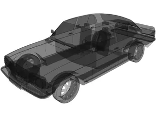 Mercedes-Benz W123 3D Model preview