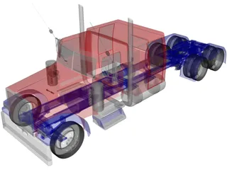 Western Star Lowmax 3D Model preview