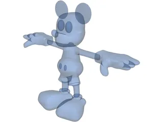 Mickey Mouse 3D Model preview
