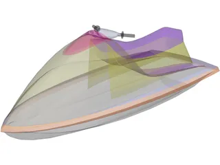 Jet Ski 3D Model preview