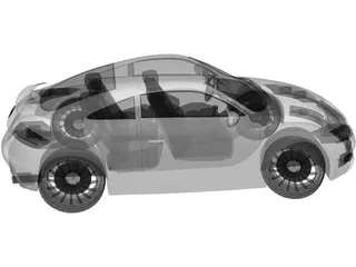 Audi TT 3D Model preview