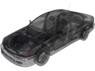 Chevrolet Evanda (2010) 3D Model preview