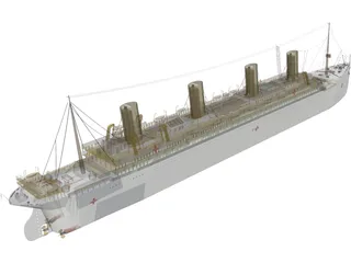 Britannic HMHS 3D Model preview