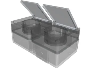 Power Socket 3D Model preview