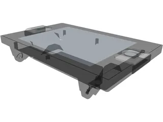 Cash Basis Pay Desk 3D Model preview