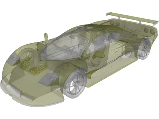 Mosler MT900S 3D Model preview