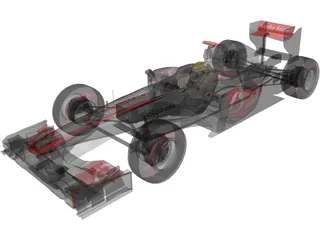 McLaren F1 Hamilton (2011) 3D Model preview