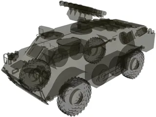 BRDM-3 3D Model preview