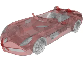 Mercedes-Benz SLR Stirling Moss 3D Model preview
