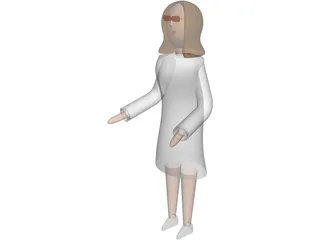 Nurse 3D Model preview