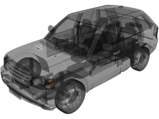 Range Rover Sport (2008) 3D Model preview