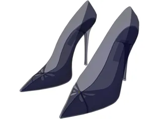 Woman Sandle 3D Model preview