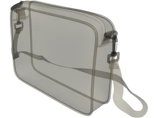 Shoulder Bag 3D Model preview
