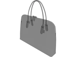 Woman Bag 3D Model preview